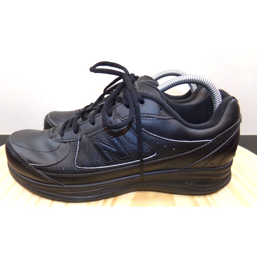 New Balance 577 Mens Comfort Walking Shoes‎ MW577BK Black Size 8 2E